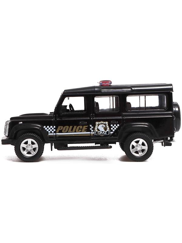 Машина металлическая LAND ROVER DEFENDER, 1:32, инерция, полиция