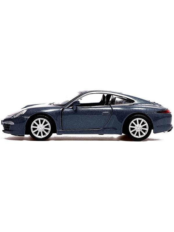 Машина металлическая PORSCHE 911 CARRERA S, 1:32, открываются двери, инерция, цвет серый