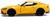 Машина металлическая TOYOTA SUPRA, 1:32, открываются двери, инерция, цвет жёлтый