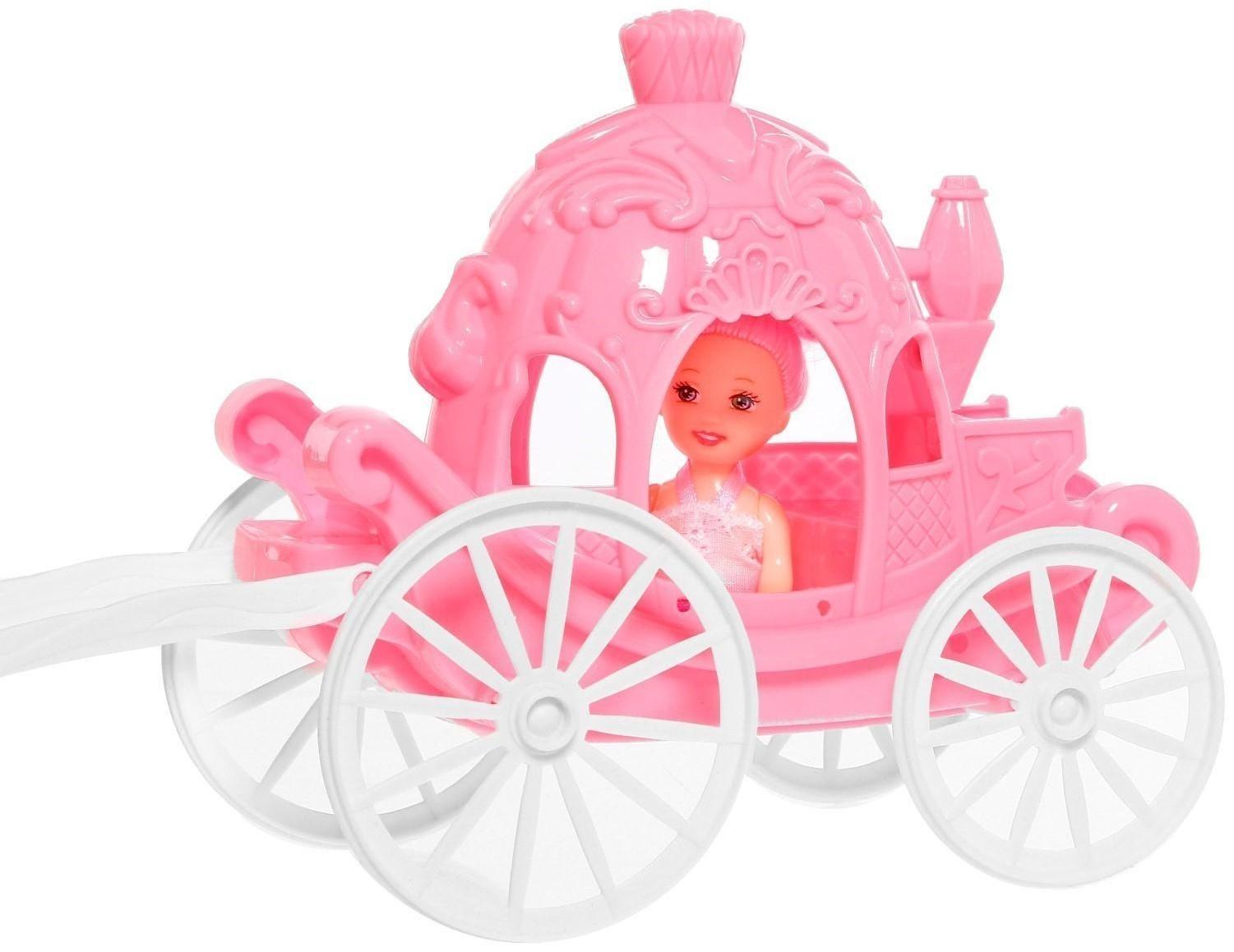 Карета для кукол «Сказка» с куклой