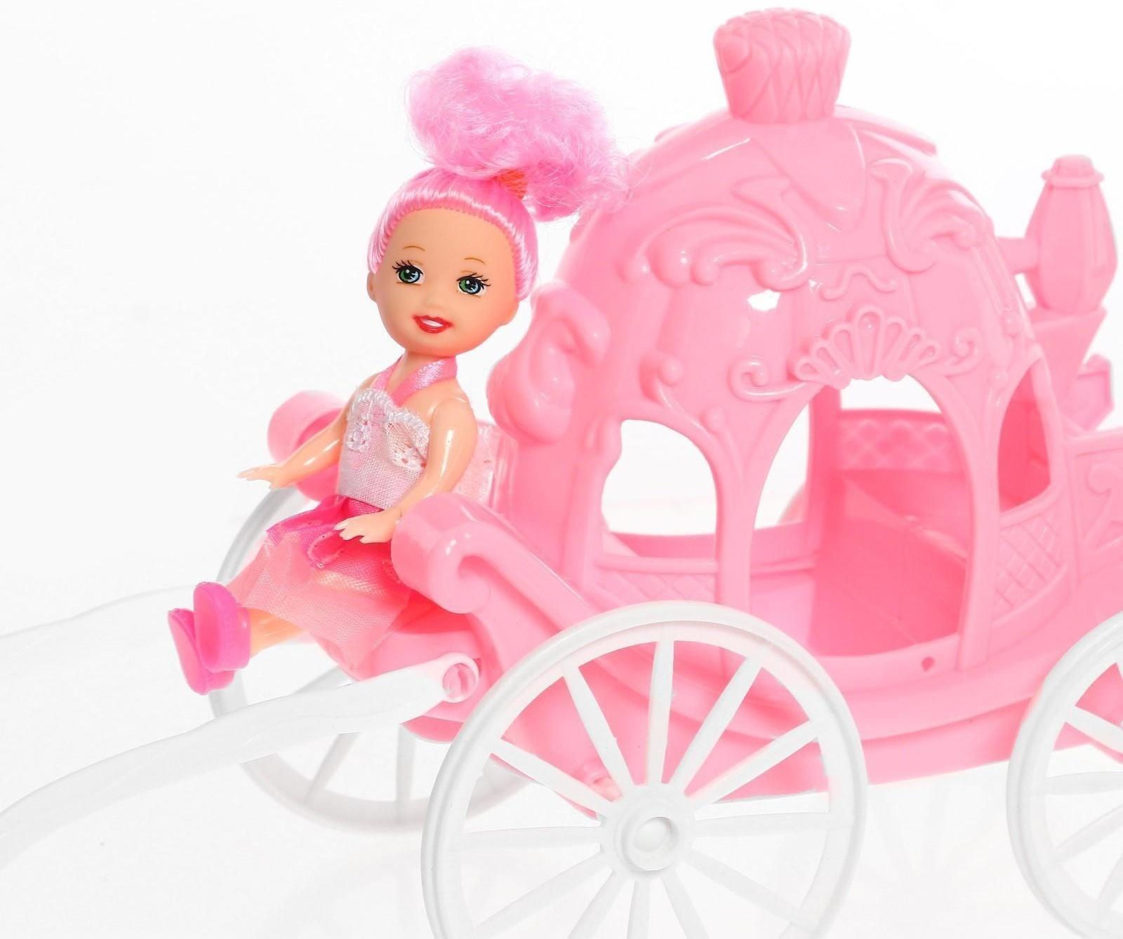 Карета для кукол «Сказка» с куклой