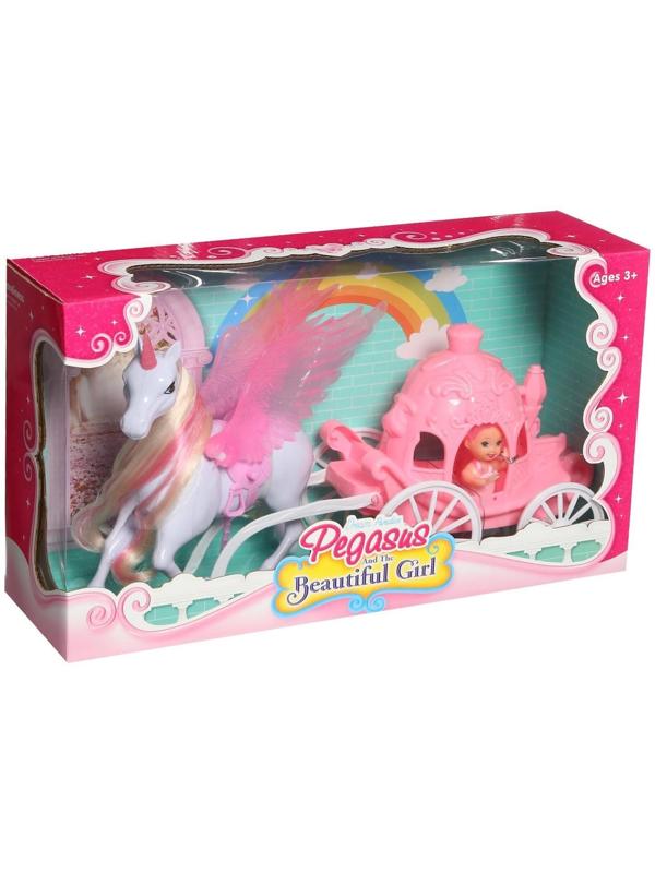 Карета для кукол «Сказка» с куклой