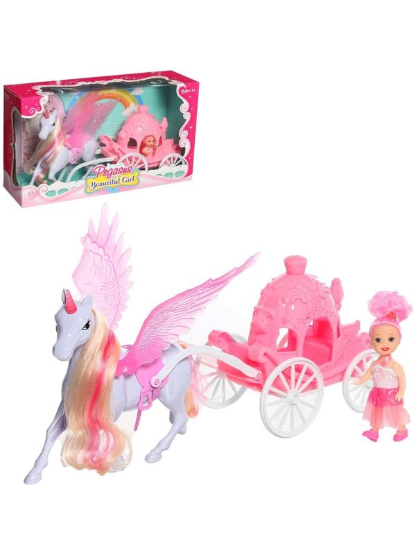 Карета для кукол «Сказка» с куклой