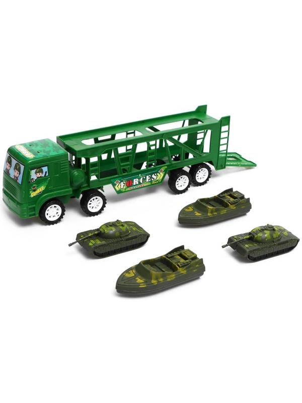 Грузовик инерционный «Военный автовоз»