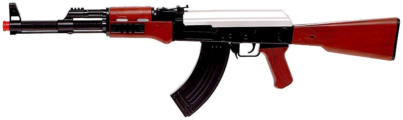 Автомат АК, стреляет тремя видами пуль