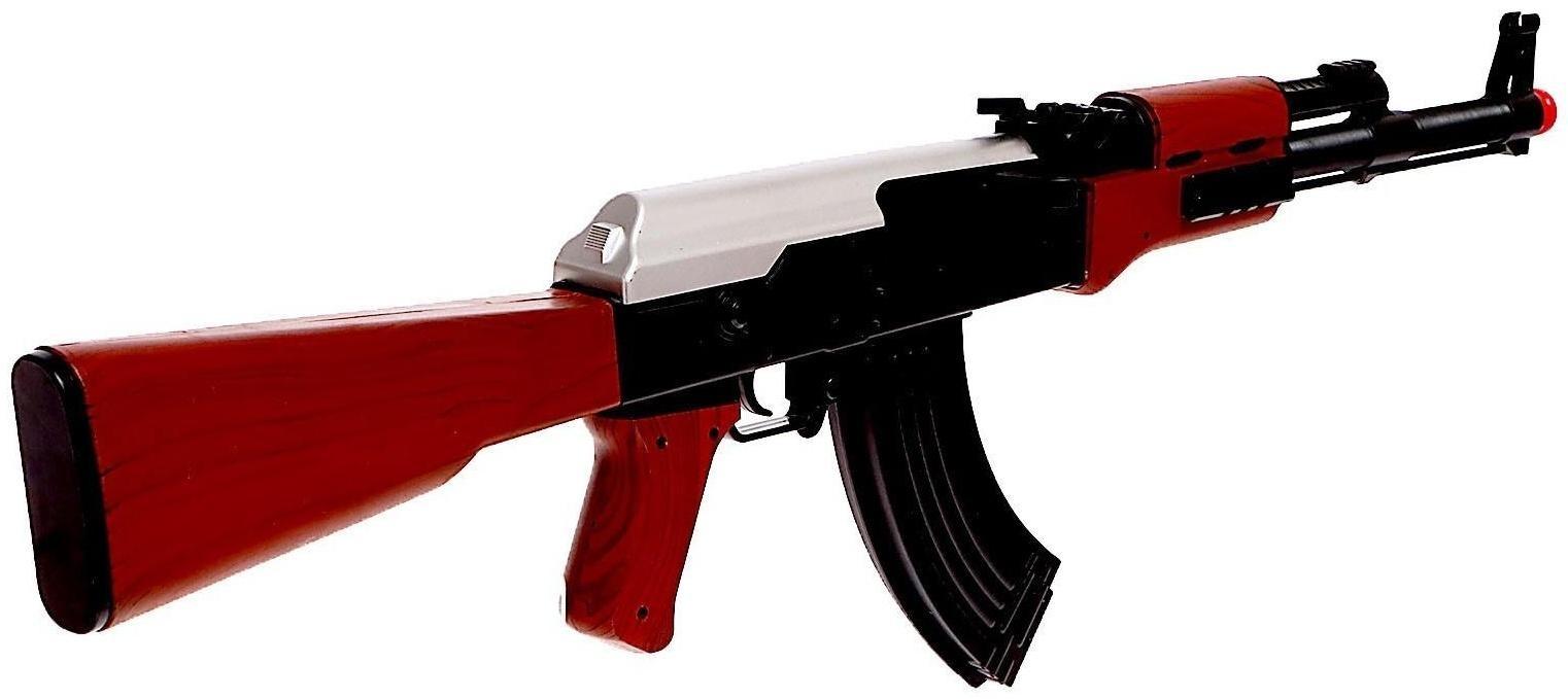 Автомат АК, стреляет тремя видами пуль