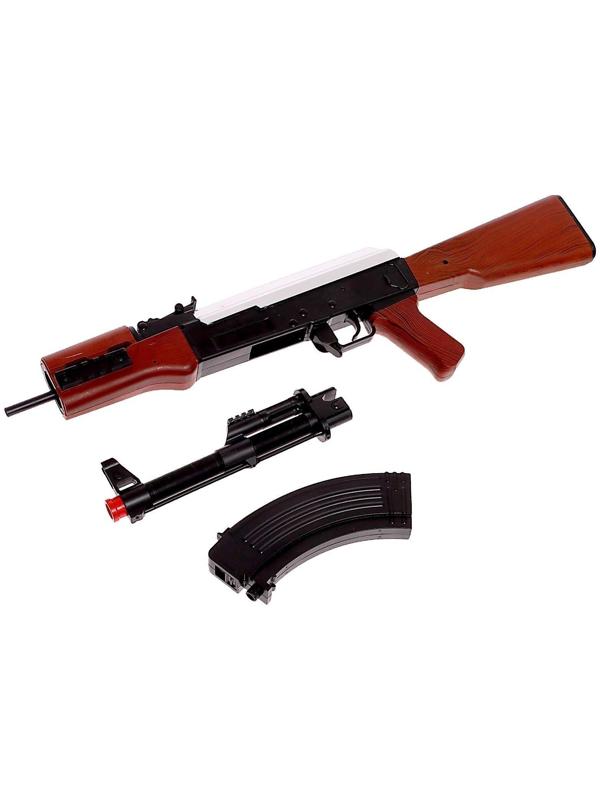 Автомат АК, стреляет тремя видами пуль