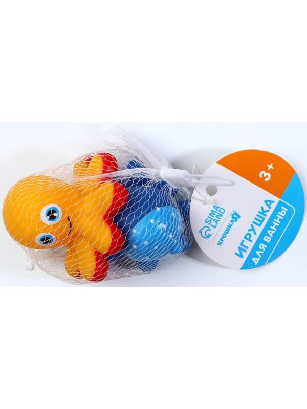 Набор игрушек для игры в ванне «Осьминоги», 2шт, с пищалками