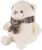 Мягкая игрушка «Мишка Сноу с шарфом», цвет белый, 23 см