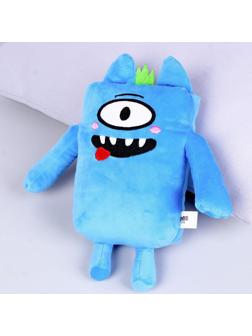 Мягкая игрушка монстрик, цвет синий, 14 х 21,5 х 7 см