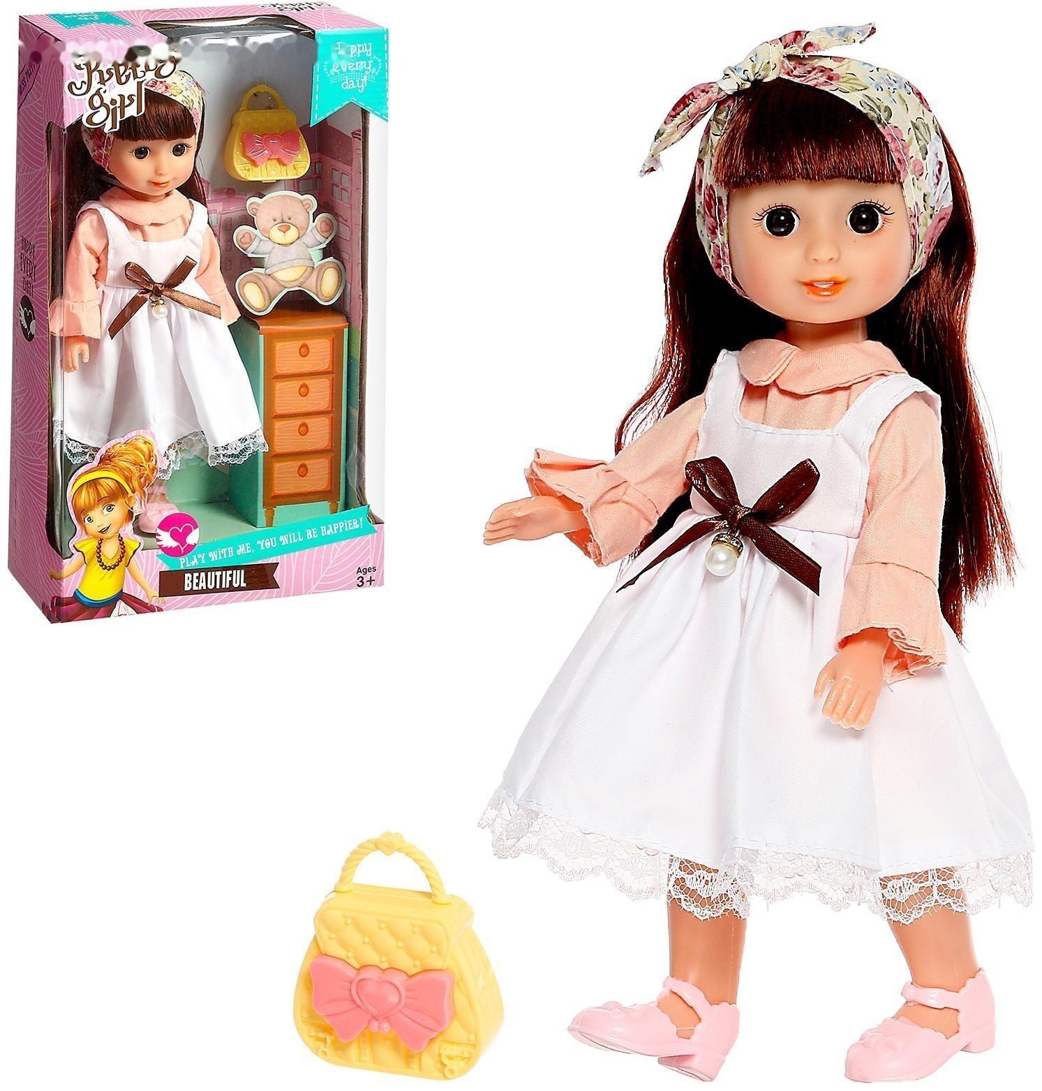 Кукла классическая «Маша» в платье, с аксессуарами