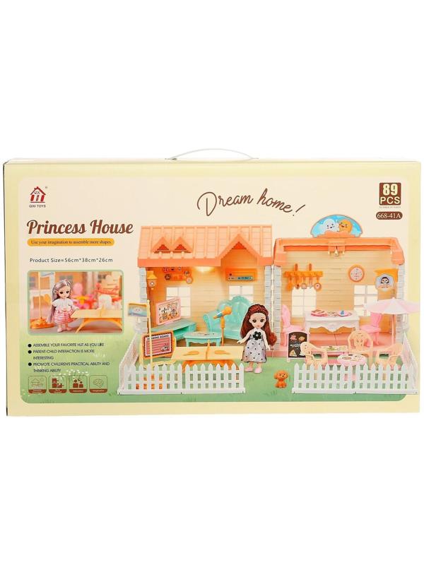 Дом для кукол «Коттедж» с куклой и аксессуарами