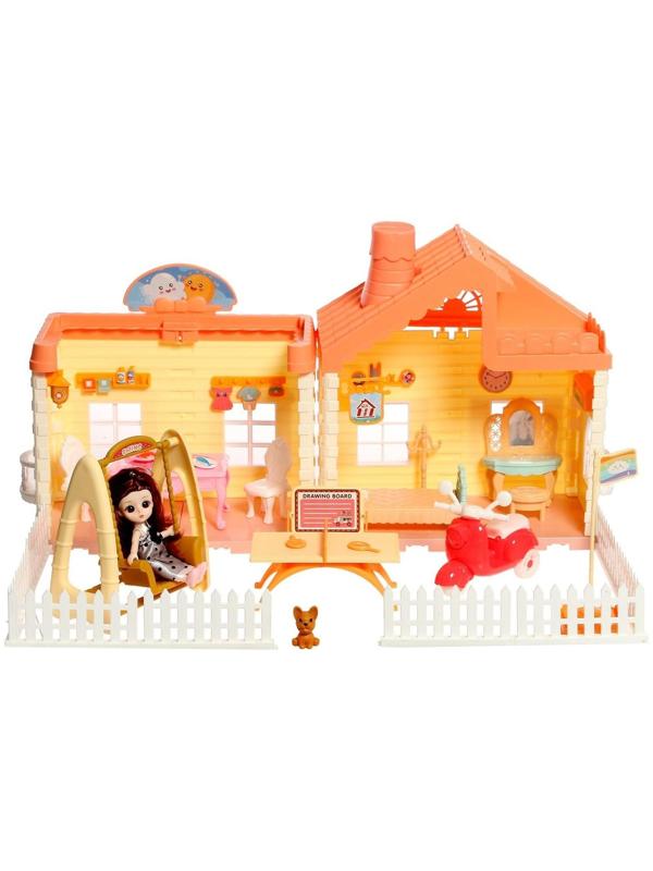 Дом для кукол «Коттедж» с куклой и аксессуарами