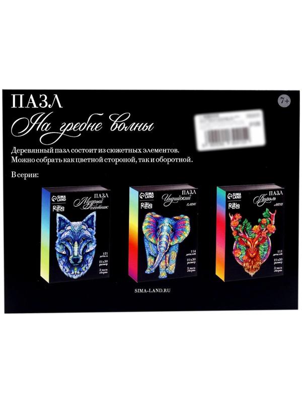 Пазл деревянный фигурный «На гребне волны»