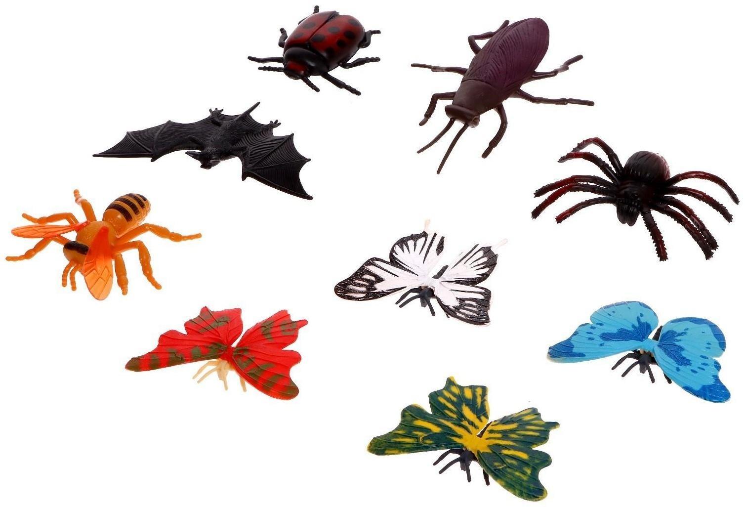 Набор животных «Насекомые», в банке