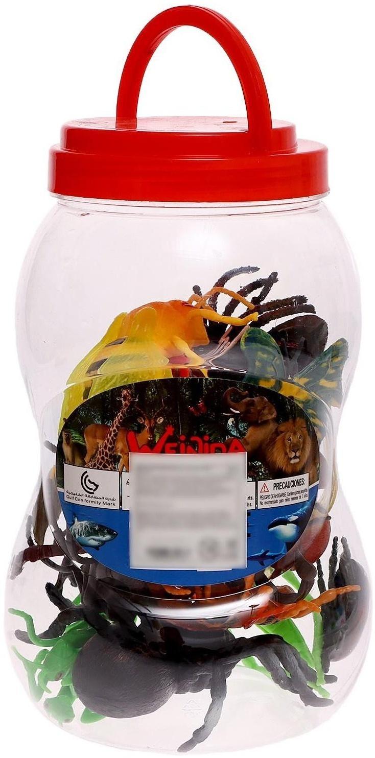 Набор животных «Насекомые», в банке