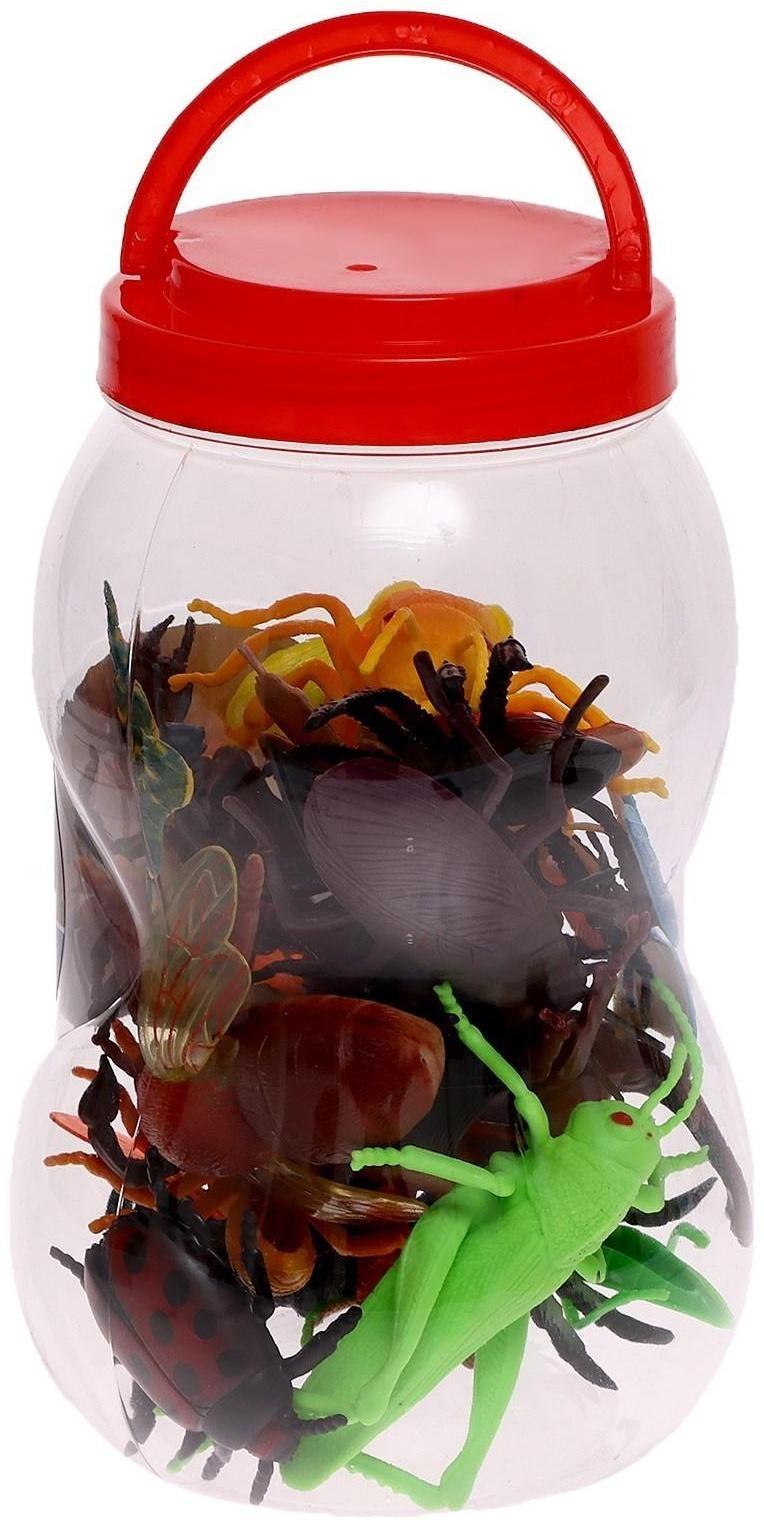 Набор животных «Насекомые», в банке