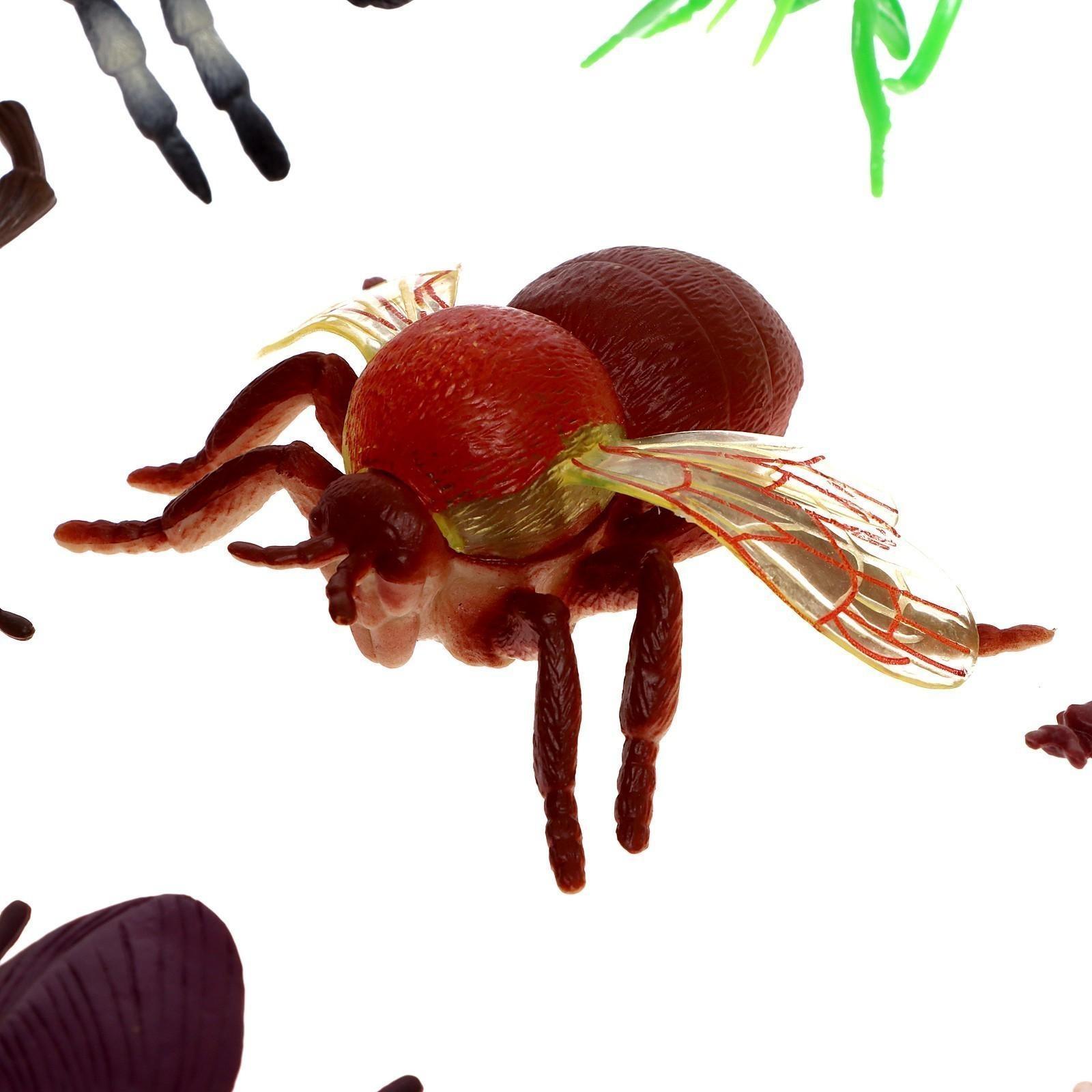 Набор животных «Насекомые», в банке