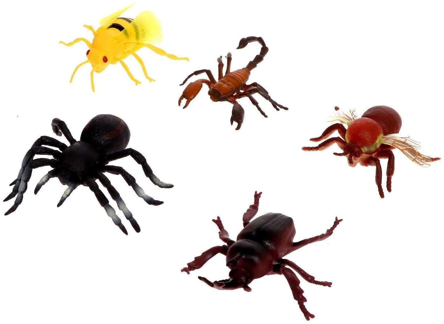 Набор животных «Насекомые», в банке