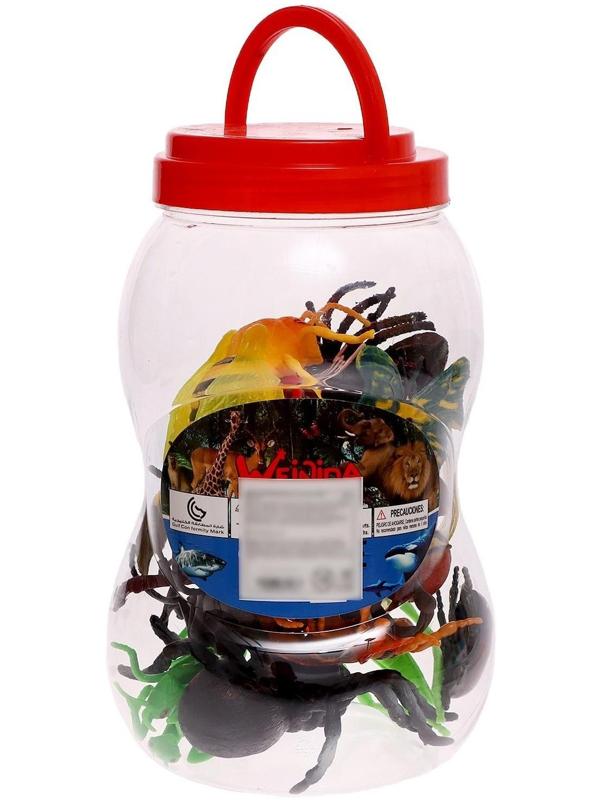 Набор животных «Насекомые», в банке