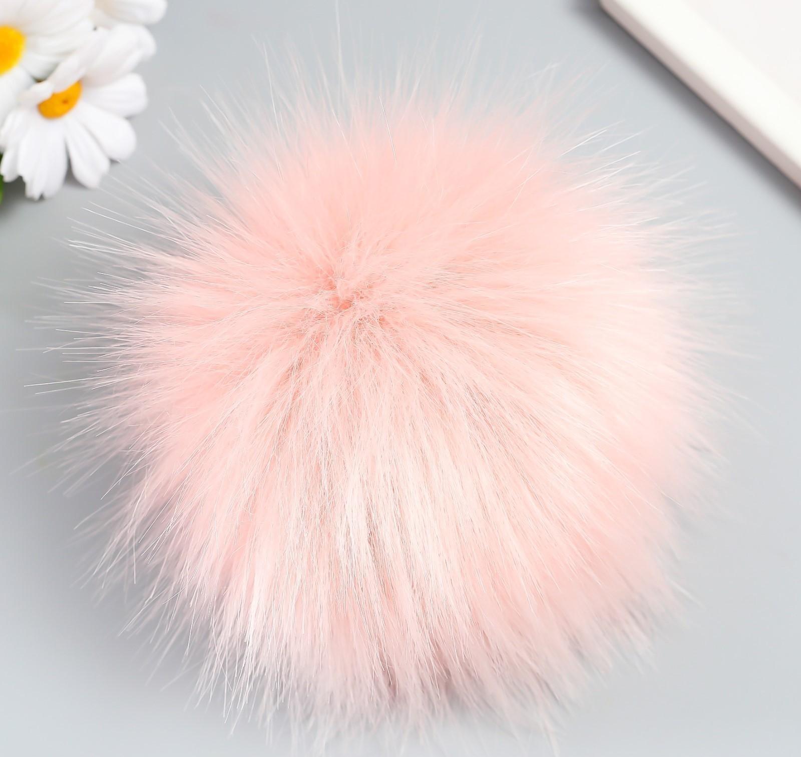 Помпон искусственный мех песец 14 см (цвет 917)