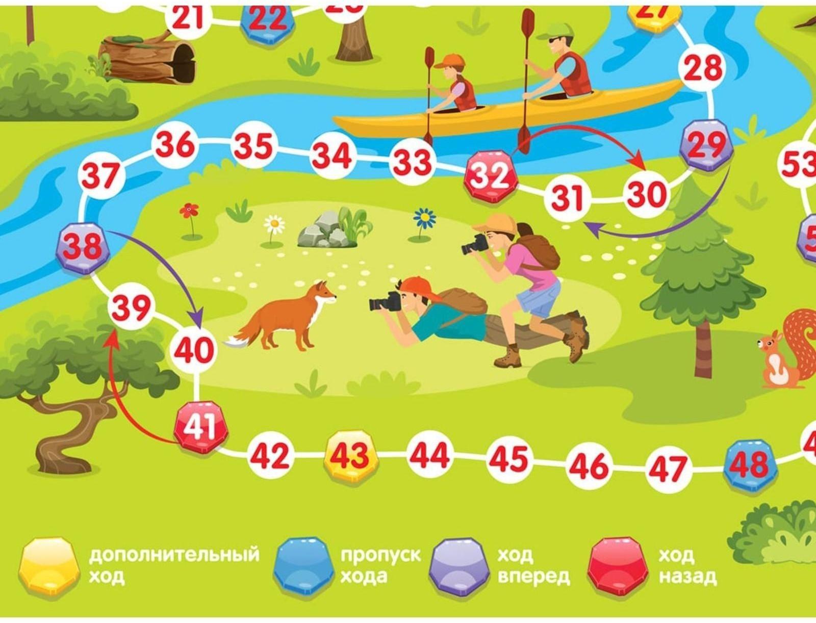 Настольная игра-ходилка «В лесу, 04745