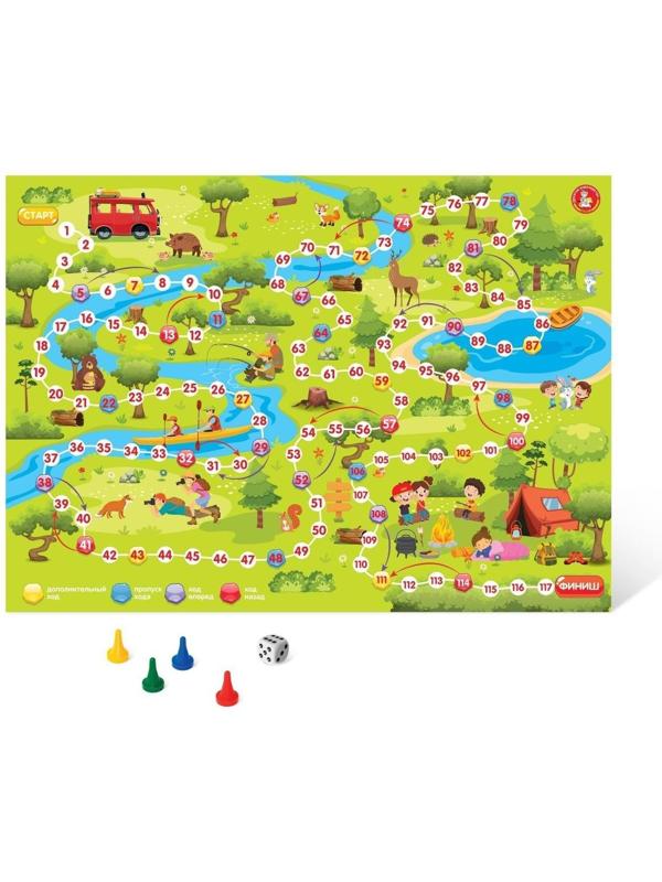 Настольная игра-ходилка «В лесу, 04745