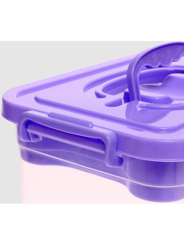 Контейнер для хранения с крышкой и вкладышем 6,5 л, цвет сиреневый