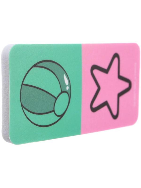 Развивающий набор игрушек для ванны «Домино. Учим цвета и формы», 20 деталей