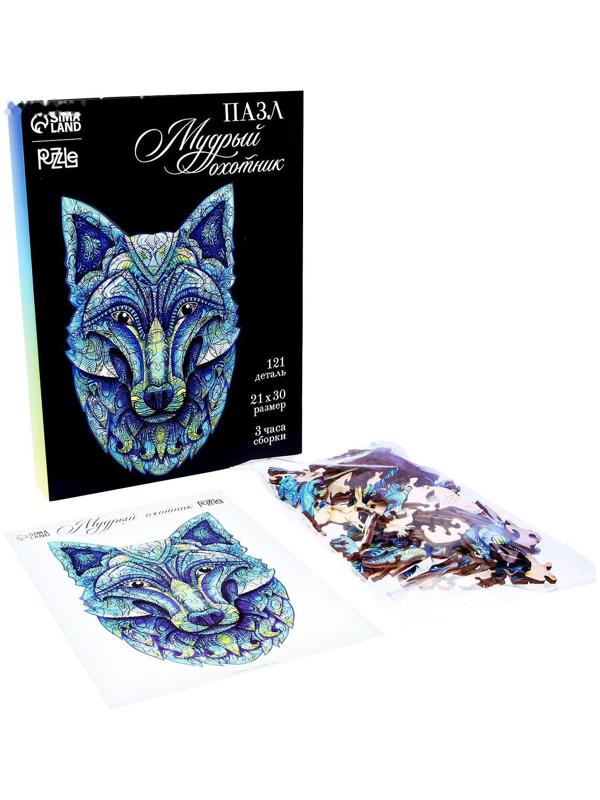 Пазл деревянный фигурный «Мудрый охотник»