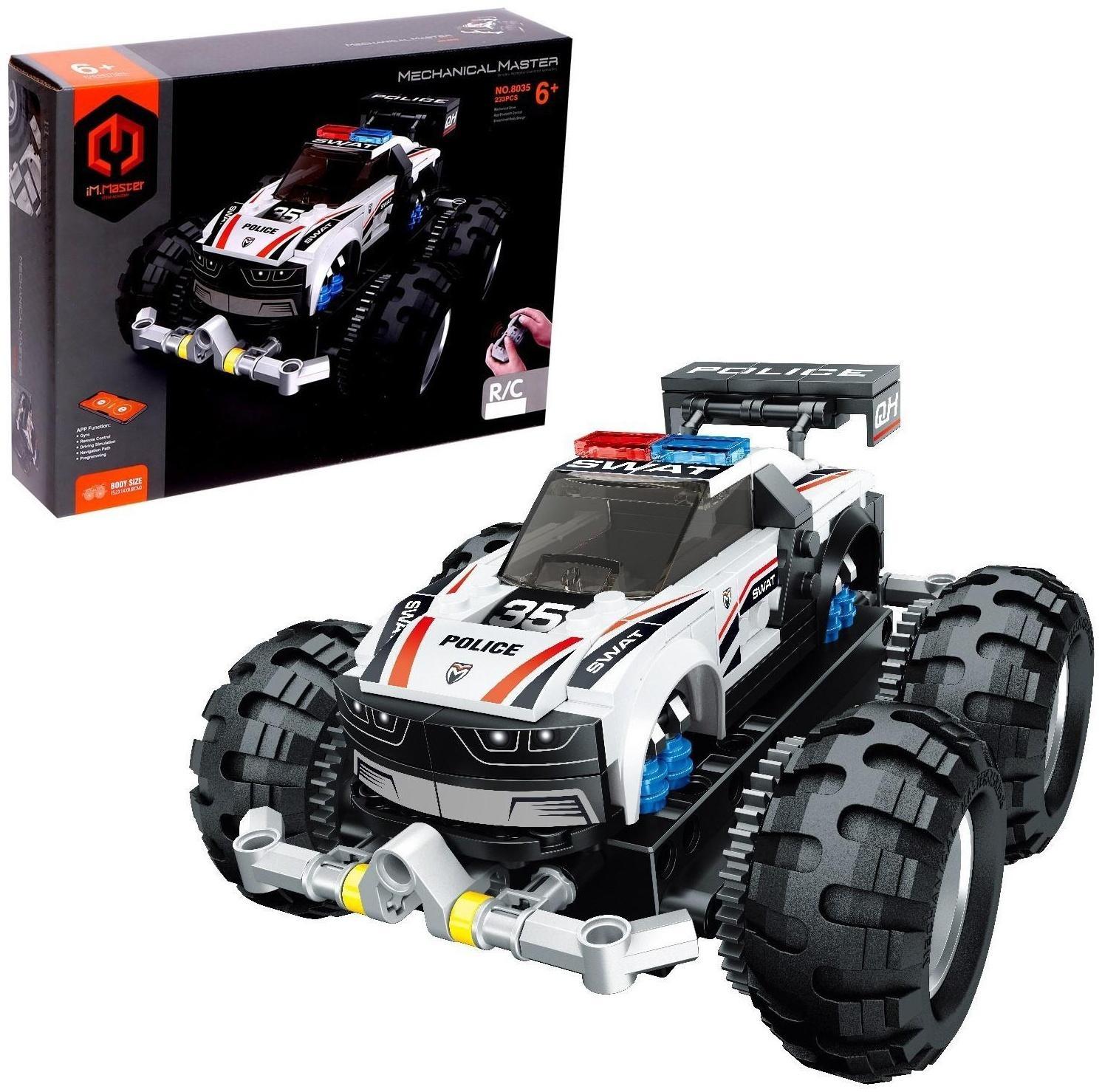 Конструктор радиоуправляемый «Полицейский бигфут», 233 детали