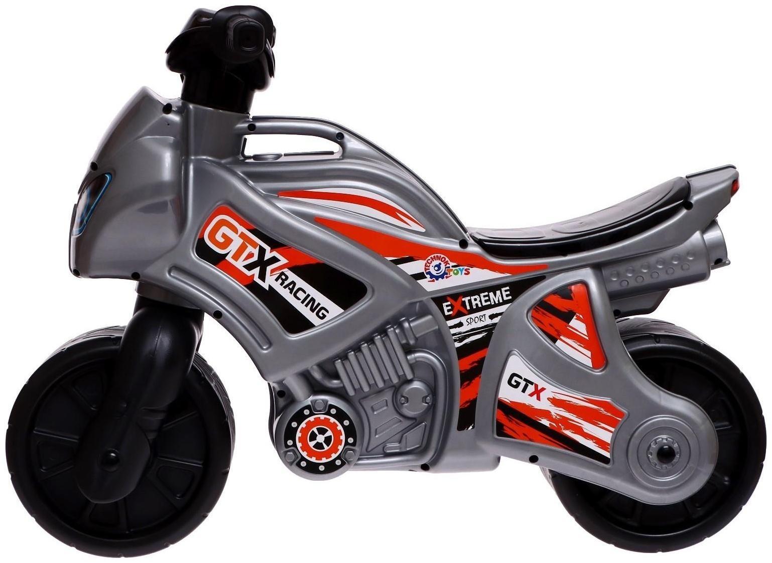 Игрушка «Мотоцикл», цвет серый
