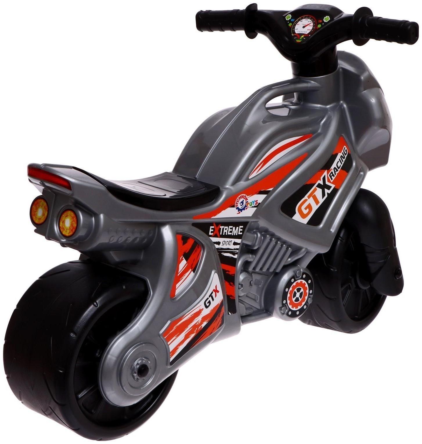 Игрушка «Мотоцикл», цвет серый