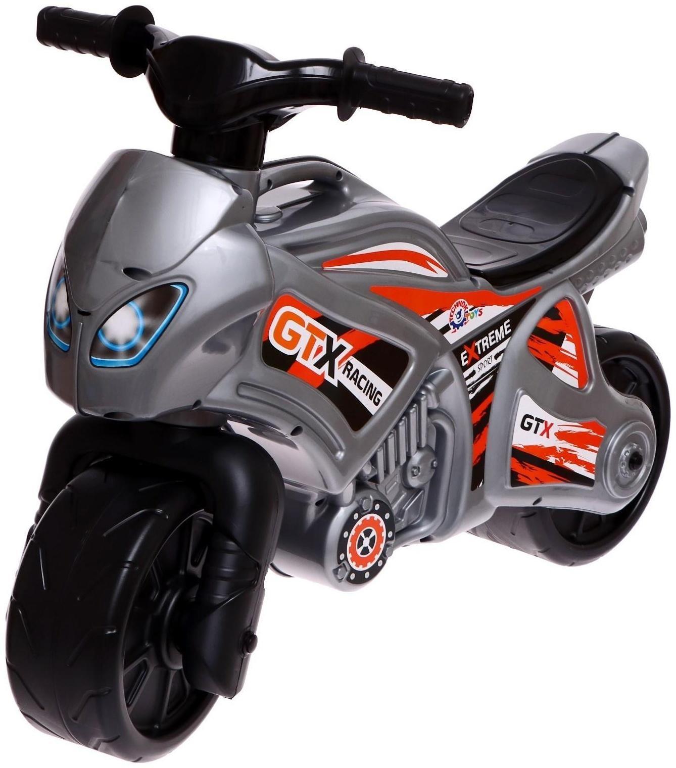 Игрушка «Мотоцикл», цвет серый
