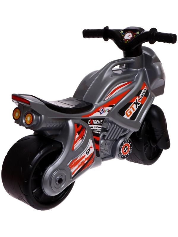 Игрушка «Мотоцикл», цвет серый