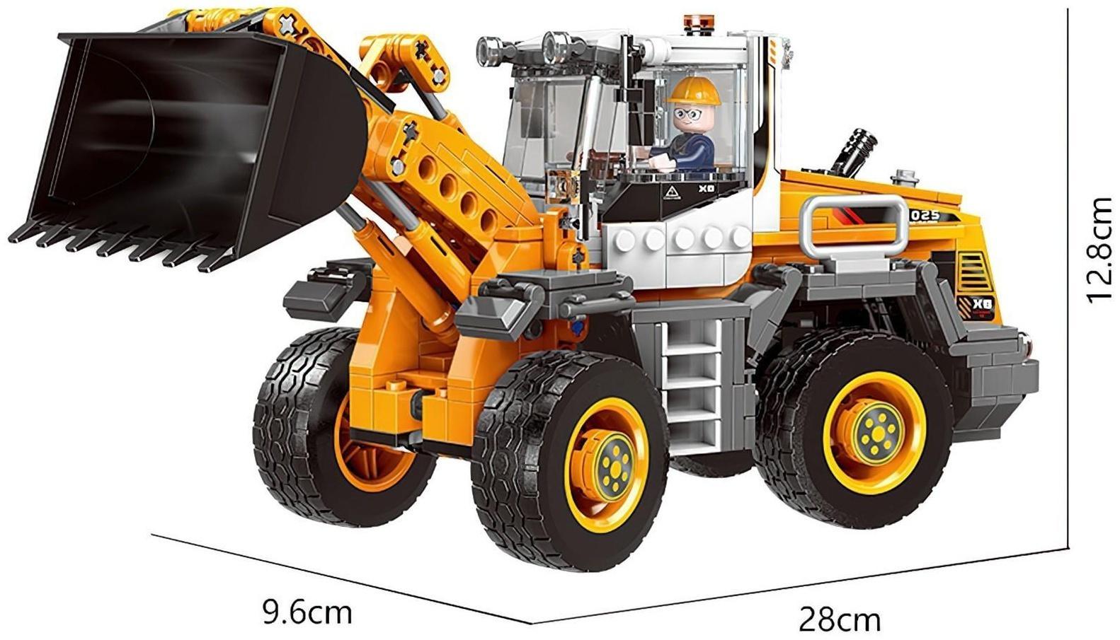 Конструктор Техно «Ковшовый погрузчик» XB-03035, 694 детали