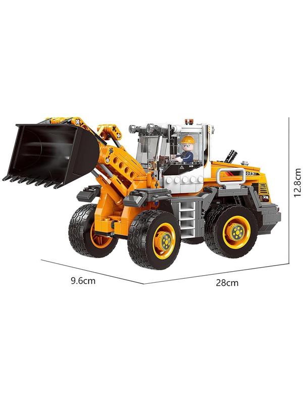 Конструктор Техно «Ковшовый погрузчик» XB-03035, 694 детали