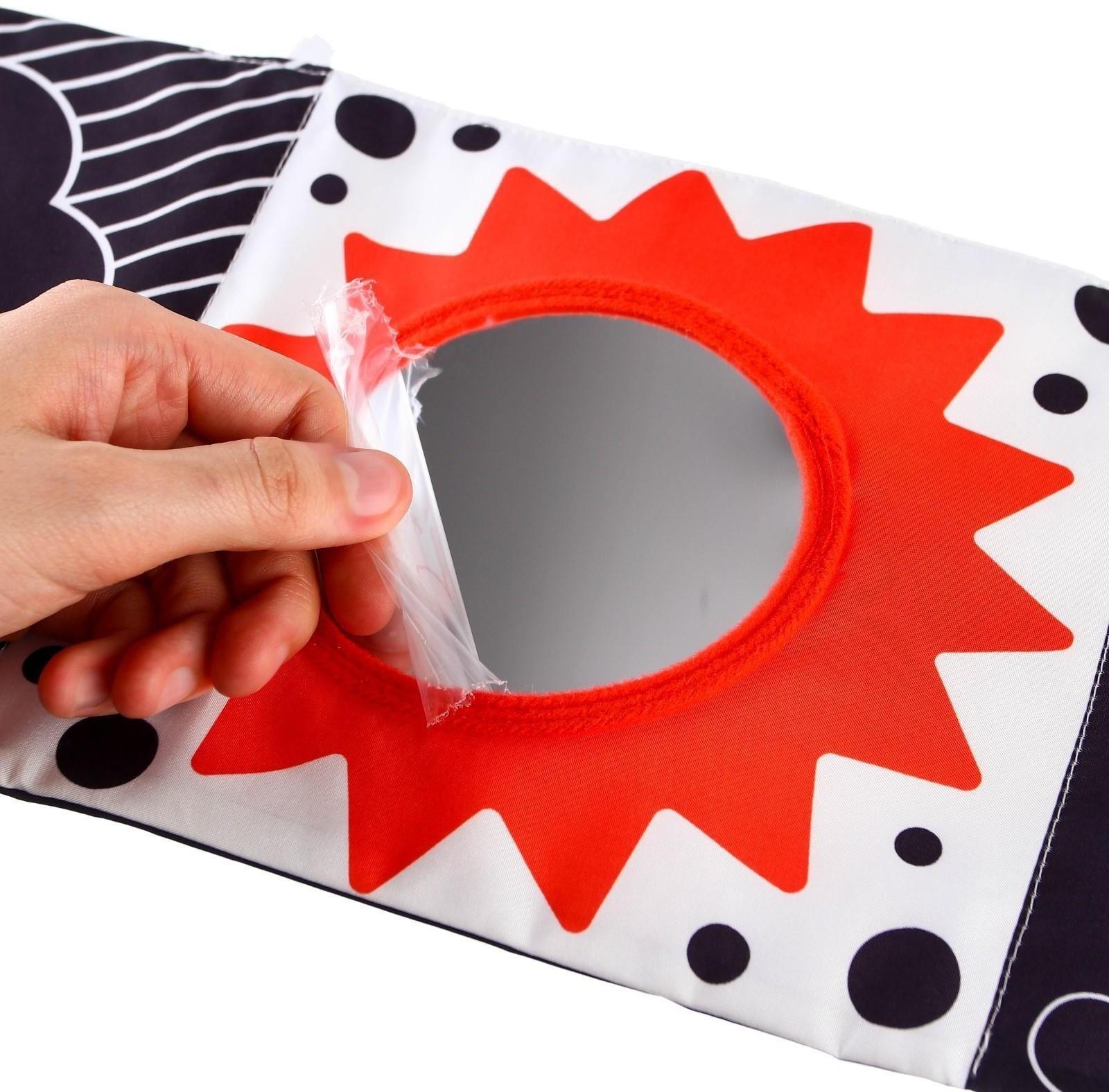 Мягкая книжка-бортик на кроватку по методике Г. Домана «Крохи», с шуршалкой