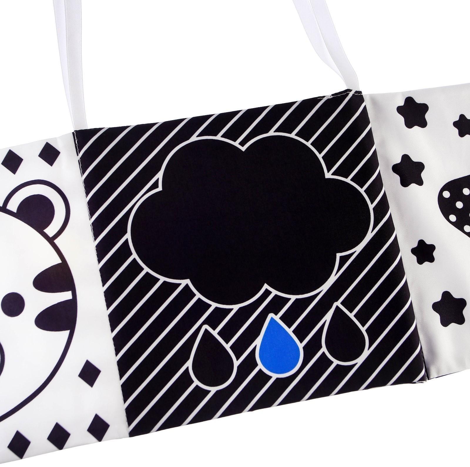 Мягкая книжка-бортик на кроватку по методике Г. Домана «Крохи», с шуршалкой