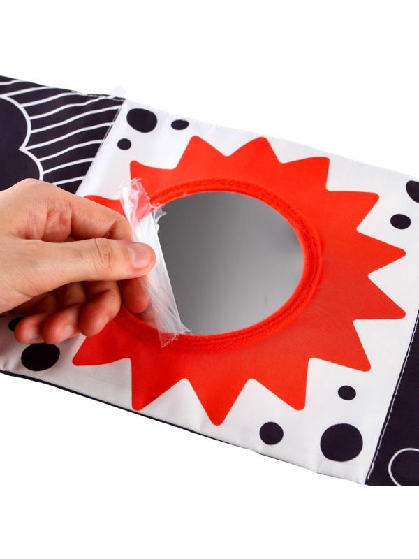 Мягкая книжка-бортик на кроватку по методике Г. Домана «Крохи», с шуршалкой