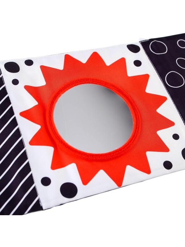 Мягкая книжка-бортик на кроватку по методике Г. Домана «Крохи», с шуршалкой