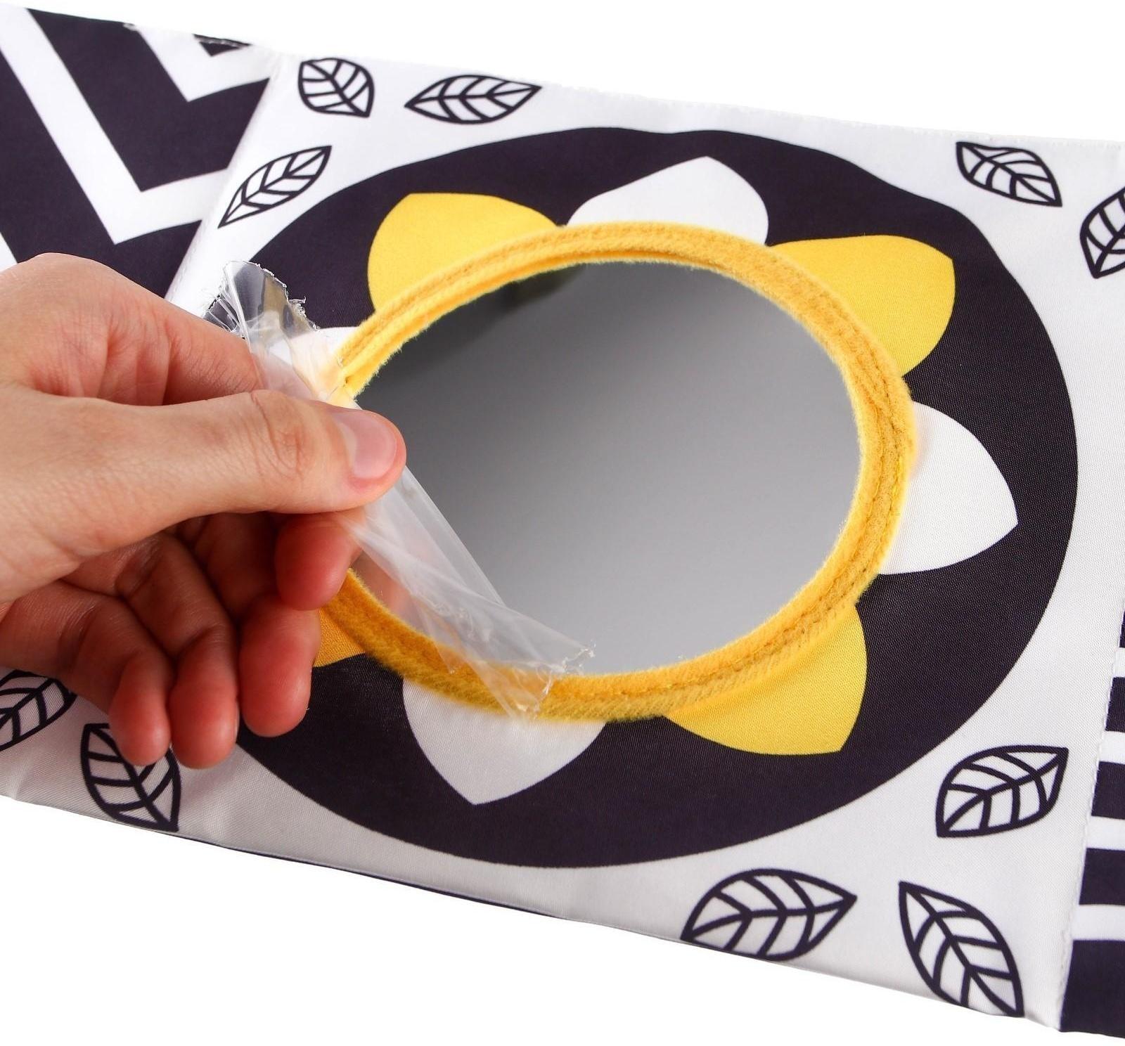 Мягкая книжка-бортик на кроватку по методике Г. Домана «Малыши», с шуршалкой