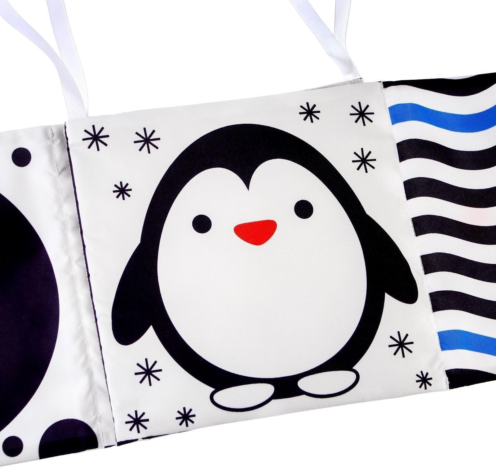 Мягкая книжка-бортик на кроватку по методике Г. Домана «Малыши», с шуршалкой