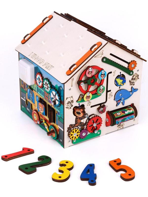 Бизиборд «Домик со светом»