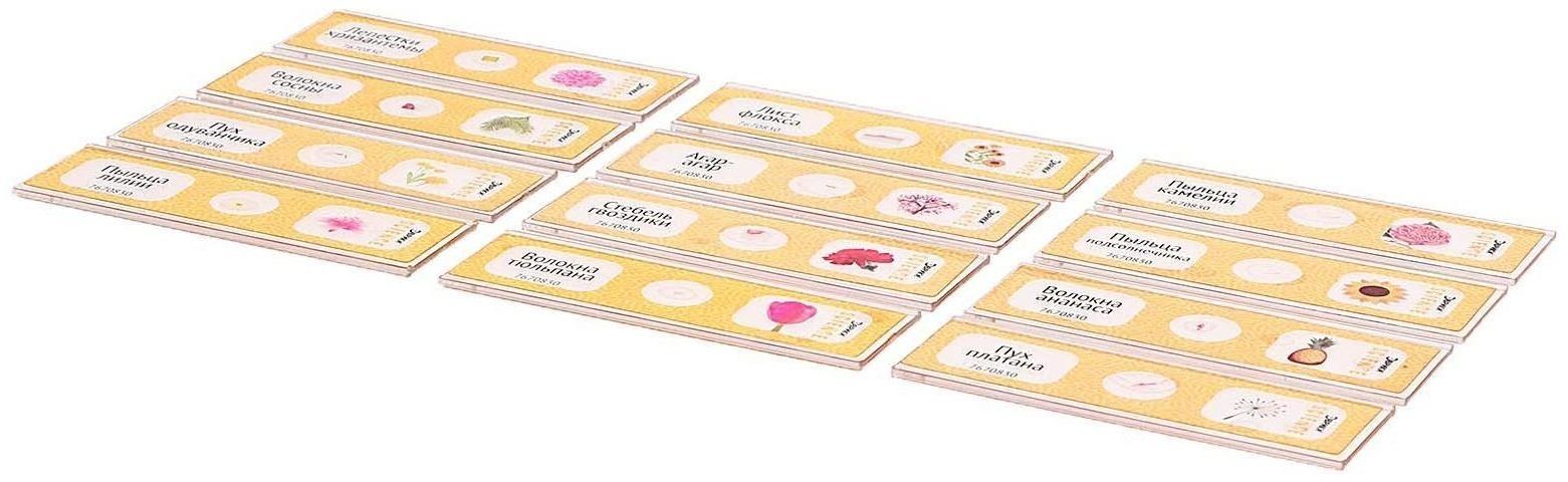 Набор для опытов «Набор микропрепаратов», цветы