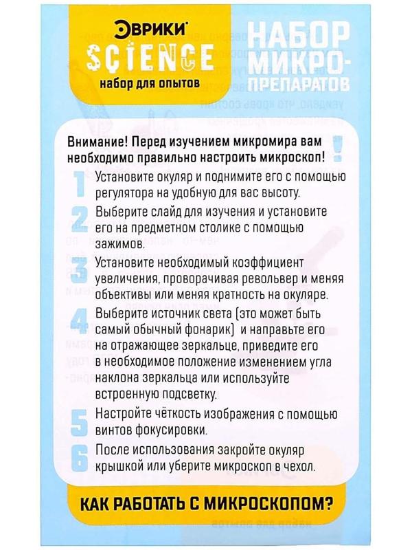 Набор для опытов «Набор микропрепаратов», насекомые