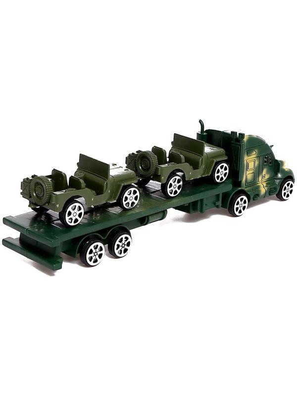 Грузовик инерционный «Военный автовоз»