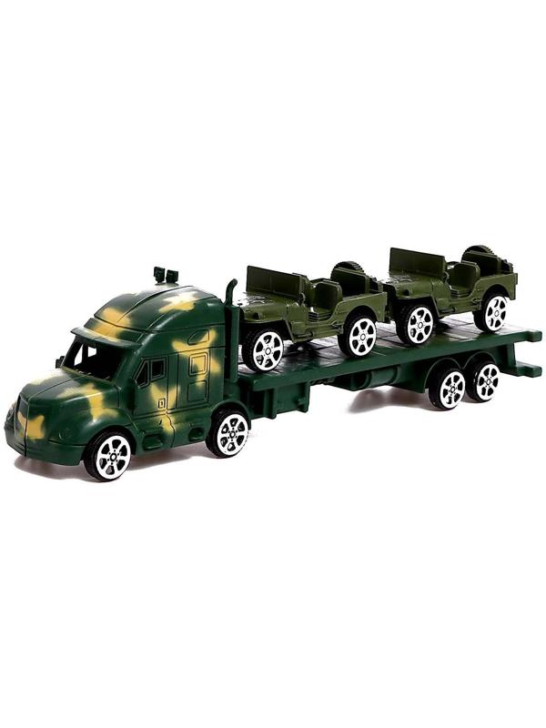 Грузовик инерционный «Военный автовоз»