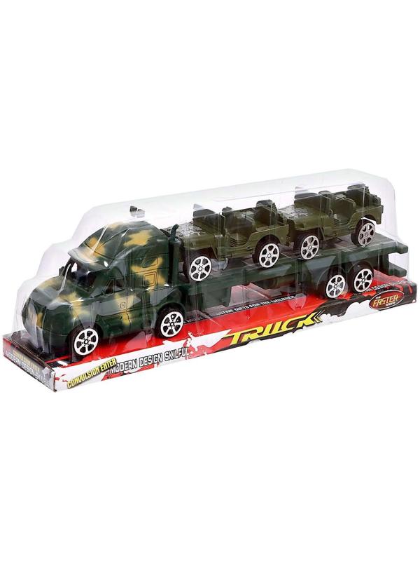 Грузовик инерционный «Военный автовоз»