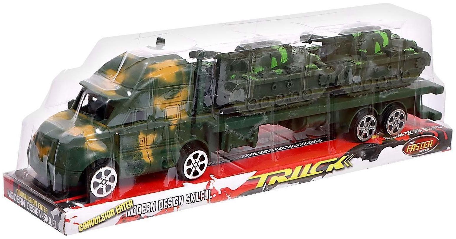 Грузовик инерционный «Военный автовоз»